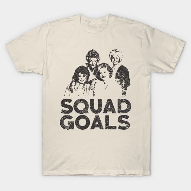 Retro Sequad Goals T-Shirt by Brown Pencil